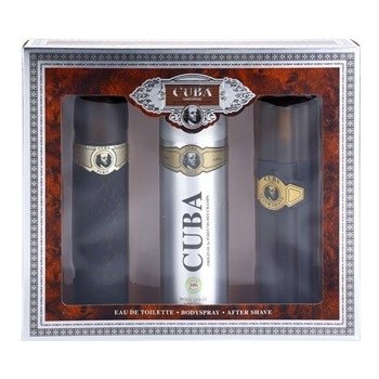 Cuba Gold EDT 100 ml + voda po holení 100 ml + deospray 200 ml dárková sada