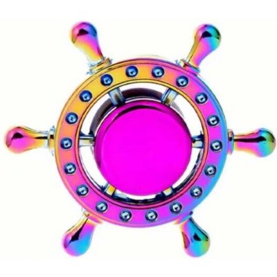 Fidget spinner Kormidlo Rainbow – Zboží Dáma