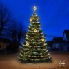 Vánoční osvětlení DecoLED Sada LED osvětlení pro stromy s výškou 6-8m, teplá bílá s bleskem, dekory EFD12W