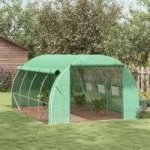 Outsunny Polytunelový 3,97 x 3 x 2 m zelený – Zboží Dáma