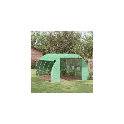 Outsunny Polytunelový 3,97 x 3 x 2 m zelený – Zboží Dáma