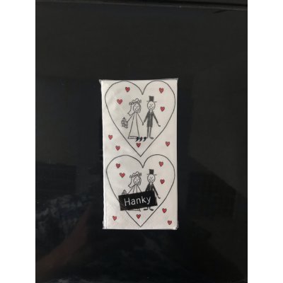 Paper Design papírové kapesníčky 4-vrstvé svatební motiv MARRIAGE 10 ks – Zboží Dáma