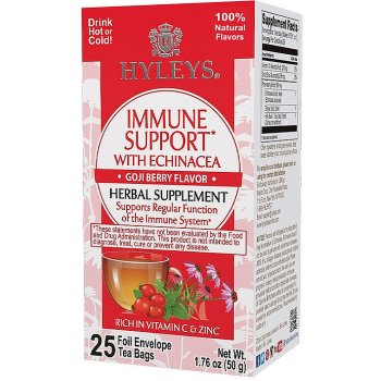 Hyleys Immune support with echinacea herbal supplement goji berry 25 sáčků