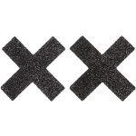 Cottelli Collection Titty Sticker Ozdoby na bradavky černé – Zboží Dáma