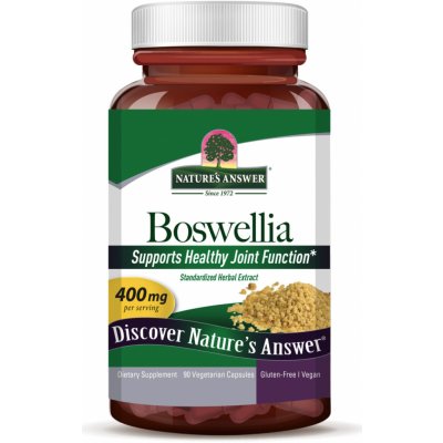 Nature's Answer Boswellia, extrakt, 400 mg, 90 kapslí – Hledejceny.cz