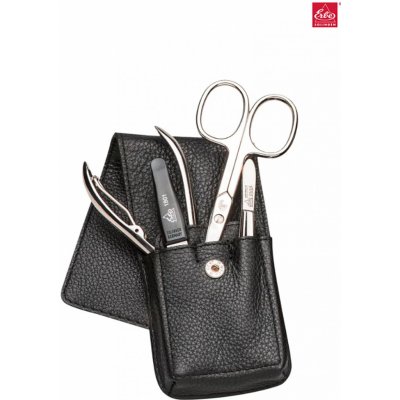 Erbe Solingen cestovní kožená manikúra Siena 9233 černá – Zboží Dáma