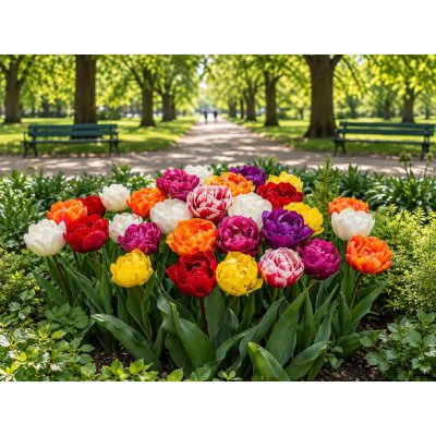 Mix plnokvětých tulipánů 30 ks Velikost hlíz: 10/11 – Hledejceny.cz