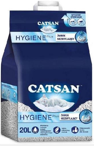 CATSAN Hygiene Plus hygienické pro kočky 20 l