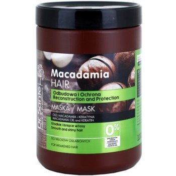 Dr. Santé Macadamia krémová maska pro oslabené vlasy Macademia Oil and Keratin, Reconstruction and Protection 1000 ml