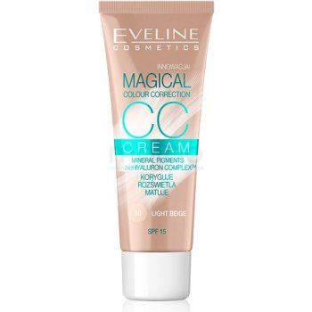 Eveline CC Cream magical colour correction 50 Light Beige 50 30 ml