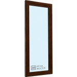 Kömmerling balkonové dveře 70 AD OS levé tmavý dub/bílá 80 x 240 cm jednostranná klika + madýlko + PVC rám – Hledejceny.cz