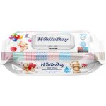 WhiteDay Ubrousky vlhčené dětské s klipem 72 ks bílé – Sleviste.cz
