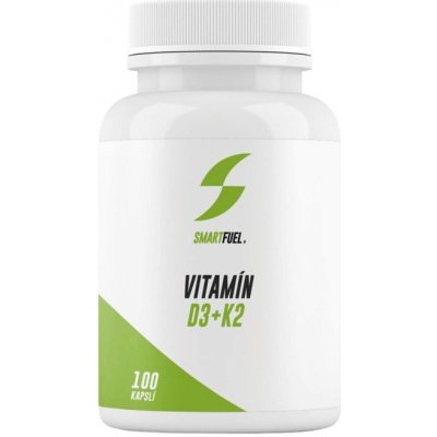 SmartFuel Vitamin D3 + K2 D3 5000 IU K2 jako MK-7 100 kapslí – Hledejceny.cz