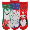 Darré dámské ponožky termo Vánoční zvířátka D