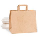 Papírová taška hnědá 320x200x280mm na menubox – Zboží Dáma