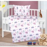 Bellatex Dětské povlečení bavlna Agáta 90 x 135 cm 45 x 60 cm růžová – Sleviste.cz