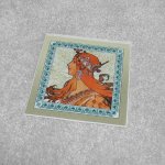 Bavlněný panel Alfons Mucha - Zvěrokruh – Hledejceny.cz