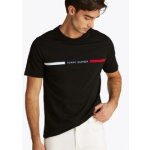 Tommy Hilfiger Chest Insert Tee černá – Zboží Dáma