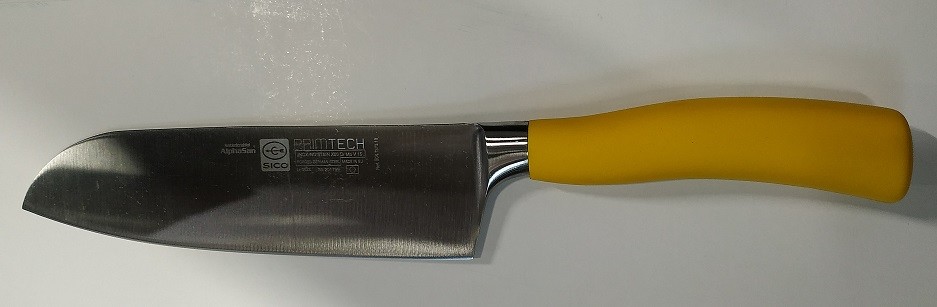 Sico Nůž Santoku žlutý 18 cm