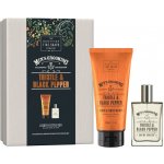 Scottish Fine Soaps Thistle & Black Pepper sprchový gel 200 ml + toaletní voda 50 ml – Zboží Mobilmania