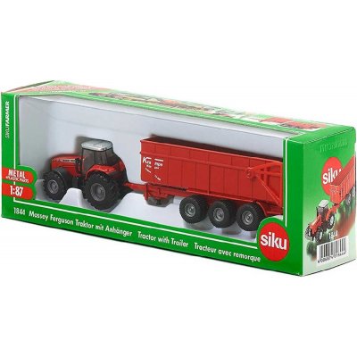 SIKU Farmer 1844 Traktor Massey Ferguson s přívěsem měřítko 1:87 – Zbozi.Blesk.cz