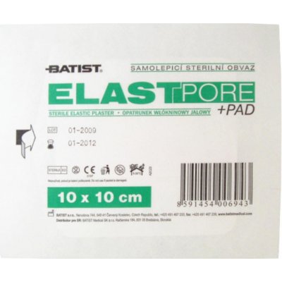 Elastpore+PAD rychloobvaz 10 x 10 cm sterilní 1 ks – Zboží Dáma