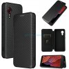 Pouzdro a kryt na mobilní telefon Samsung Pouzdro Shield4U Magnetic Samsung Galaxy XCover 5 SM-G525 Carbon Fiber černé