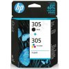 Toner HP 305 originální inkoustová kazeta černá/tříbarevná 6ZD17AE