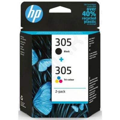 HP 305 originální inkoustová kazeta černá/tříbarevná 6ZD17AE – Zboží Živě