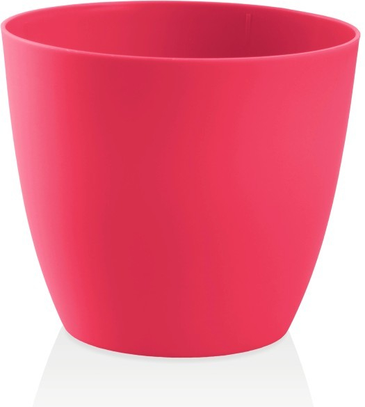 PLASTKON květináč Ella mat 13 cm viva magenta