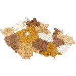 Dřevěná mapa Česká republika (ČR) 83 x 47 cm (kraje) – Hledejceny.cz