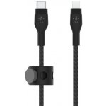 Belkin CAA011bt2MBK BOOST CHARGE USB-C pro LTG silikonový opletený, 2m, černý – Sleviste.cz