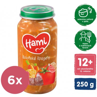 Hami Boloňské špagety 6 x 250 g – Zboží Mobilmania