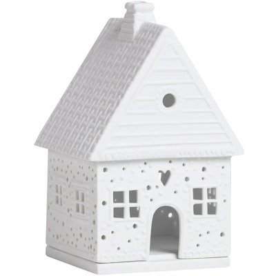 räder Porcelánový svícen Gingerbread House, bílá barva, porcelán – Zboží Dáma