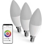 Emos Chytrá LED žárovka GoSmart svíčka E14 4,8 W 40 W 470lm RGB stmívatelná Wi-Fi – Zboží Mobilmania
