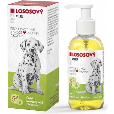 Pet health care Lososový olej Péče o srst kůži a srdce 250 ml – Sleviste.cz