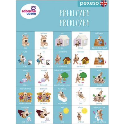 Ditipo Jazykové pexeso Angličtina – Předložky – Hledejceny.cz