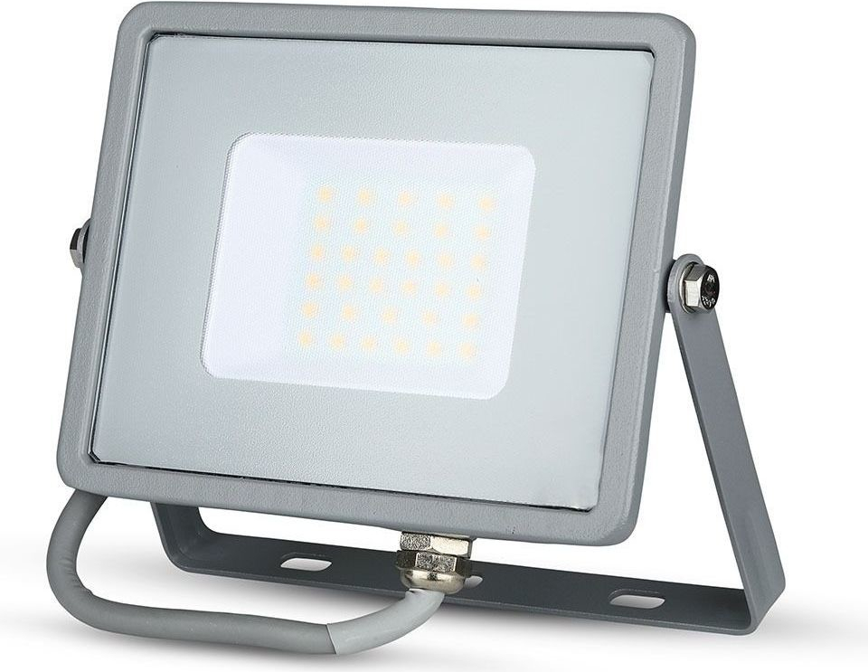 V-TAC VT-30 30W LED Floodlight SMD SAMSUNG CHIP Gray Body 3000K