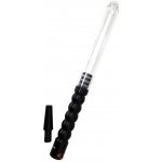 Hookah Náustek a koncovka Flame Glass pro silikonové hadice černé – Zboží Dáma