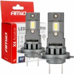 CAN-BUS LED žárovky H7 AMIO LED X4 Aviator Series, 6500K | 4000 LM, 2 ks – Hledejceny.cz