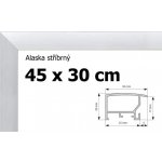 BFHM Alaska hliníkový rám 45x30 cm stříbrný – Zboží Mobilmania