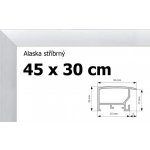 BFHM Alaska hliníkový rám 45x30 cm stříbrný – Zboží Dáma