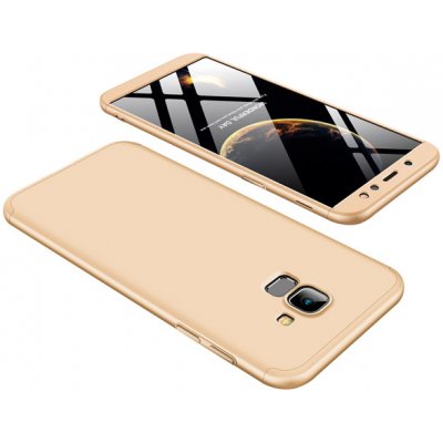 Pouzdro Beweare 360 oboustranné Samsung Galaxy J6 Plus - zlaté – Zboží Mobilmania