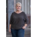 Deep Pink Elegantní top ANIKA Krémová – Zboží Mobilmania