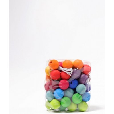 Grimm's 60 dřevěných korálků - 20mm (2cm) – Hledejceny.cz