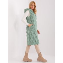Dámská dlouhá kožešinová zimní vesta Wool Fashion Italia