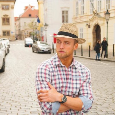 Pánský klobouk z mořské trávy – Zboží Dáma