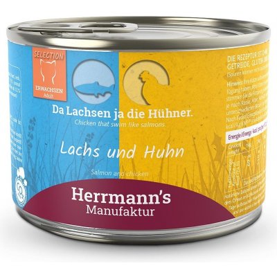 Herrmann's kuře a losos s mrkví 0,2 kg