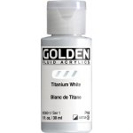 Golden Fluid akrylová barva 2380 titanium white 30 ml – Zboží Mobilmania