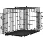 Feandrea Klec 2 dvěře kovová 122 x 74 x 80 cm – Hledejceny.cz